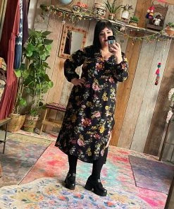 Natural Life CLOTHES Rowan Side Slit Midi Dress