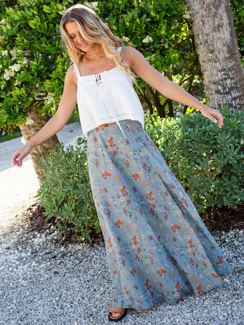 Natural Life Ginger Side Slit Maxi Skirt 5 Natural Life Ginger Side Slit Maxi Skirt