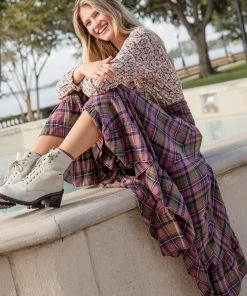 Natural Life Feelin' Alive Midi Skirt Back In Stock