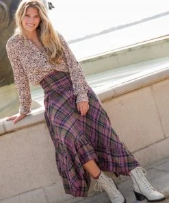 Natural Life Feelin' Alive Midi Skirt Back In Stock