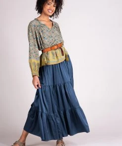Natural Life NEW & TRENDING Satin Hanna Maxi Skirt