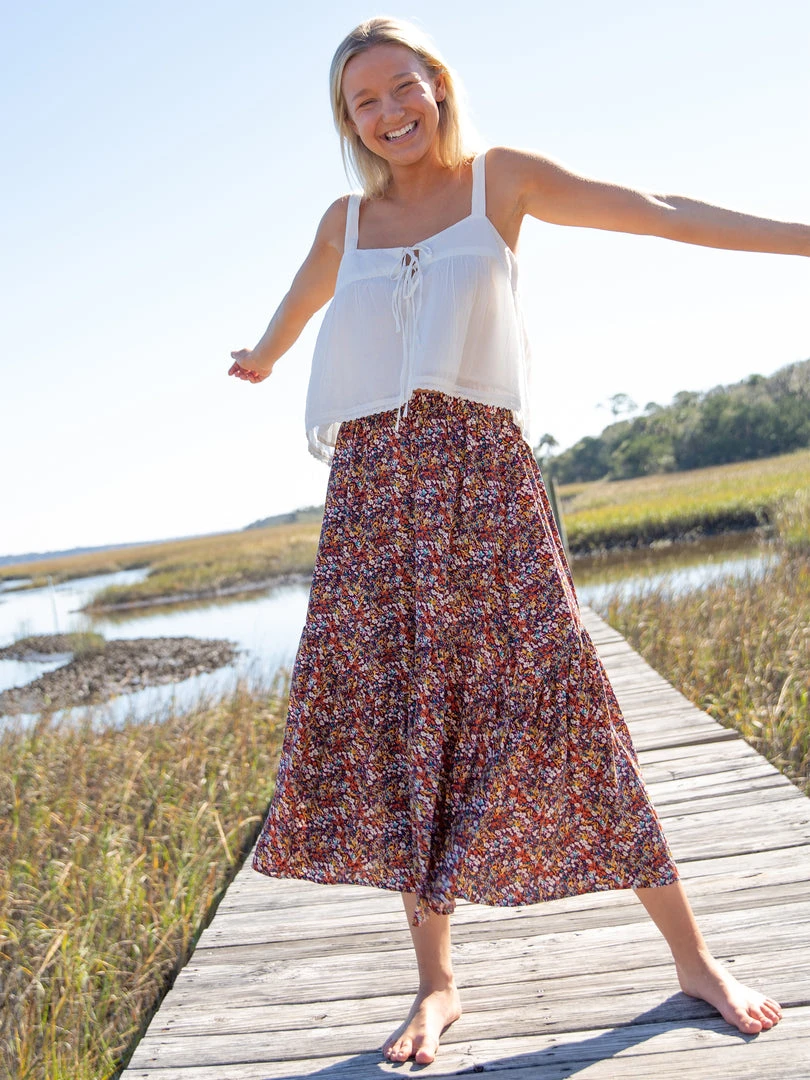 Natural Life Edie Midi Skirt CLOTHES Natural Life Edie Midi Skirt CLOTHES