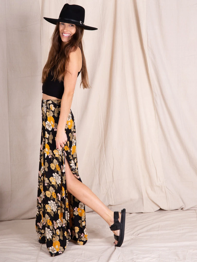 Natural Life Ginger Side Slit Maxi Skirt 16 Natural Life Ginger Side Slit Maxi Skirt