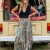 Natural Life Printed Satin Hanna Maxi Skirt NEW & TRENDING