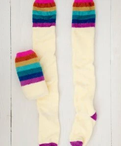 Natural Life Over-the-Knee Cozy Socks