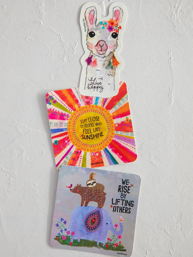 Natural Life NEW & TRENDING Set Of 3 Stickers 4 Natural Life NEW & TRENDING Set Of 3 Stickers