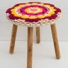 Natural Life Crochet Side Table