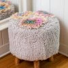 Natural Life Ziggy Shag Stool