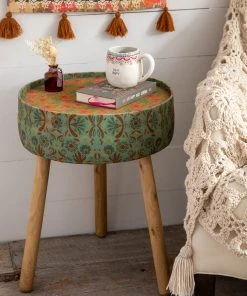 Natural Life Fabric Wrapped Side Table NEW & TRENDING
