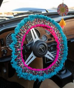 Natural Life Velvet Steering Wheel Cover CAR 14 Natural Life Velvet Steering Wheel Cover CAR