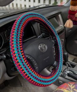 Natural Life Crochet Steering Wheel Cover