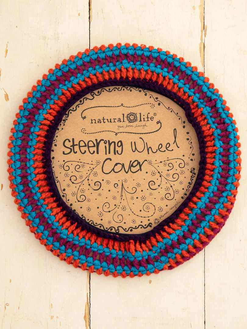 Natural Life Crochet Steering Wheel Cover 4 Natural Life Crochet Steering Wheel Cover