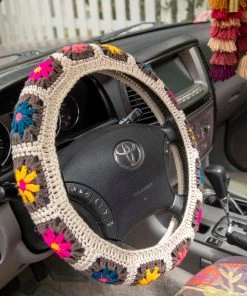 Natural Life Crochet Steering Wheel Cover 8 Natural Life Crochet Steering Wheel Cover