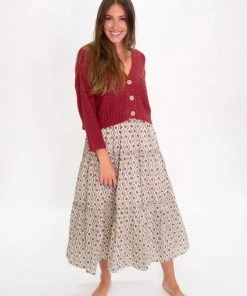 Natural Life Cable Knit Cardigan CLOTHES