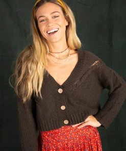 Natural Life Cable Knit Cardigan CLOTHES