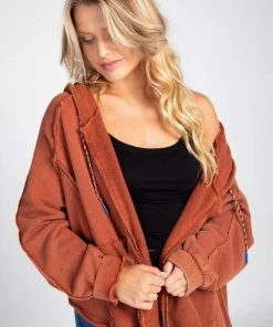 Natural Life CLOTHES Zip Up Weekend Hoodie