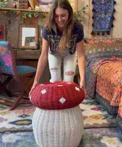 Natural Life Mushroom Storage Table Back To Campus