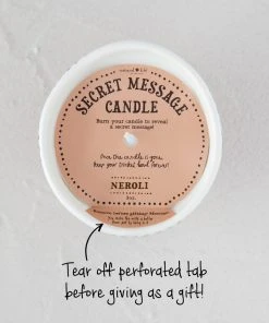 Natural Life Secret Message Candle HOME & LIVING