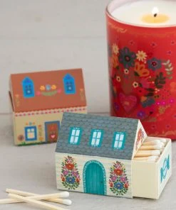 Natural Life HOME & LIVING Set Of 2 Cottage Matchboxes