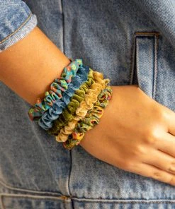 Natural Life Print And Velvet Scrunchies 20 Natural Life Print And Velvet Scrunchies