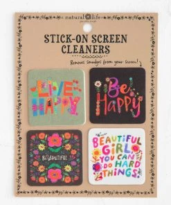 Natural Life Stick-On Screen Cleaner Set NEW & TRENDING