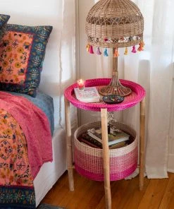 Natural Life Back To Campus Rattan Side Table