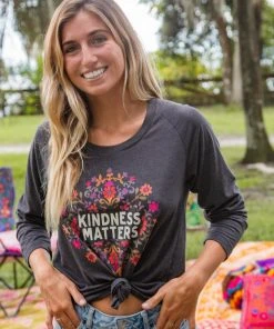 Natural Life Long Sleeve Boho Tee