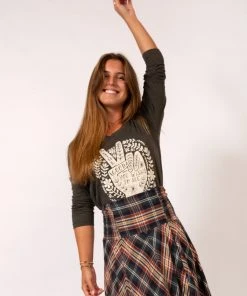 Natural Life Long Sleeve Boho Tee