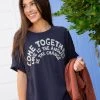 Natural Life SUMMER SHOP Remi Distressed Tee 2 Natural Life SUMMER SHOP Remi Distressed Tee