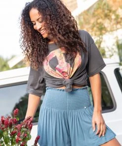 Natural Life SUMMER SHOP Remi Distressed Tee