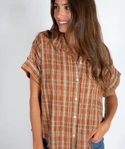 Natural Life NEW & TRENDING Allie Buttondown Top