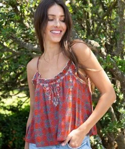 Natural Life NEW & TRENDING Embroidered Harley Top