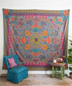 Natural Life Coverlet Tapestry Back To Campus