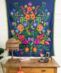 Natural Life Wall Hanging Tapestry Back To Campus