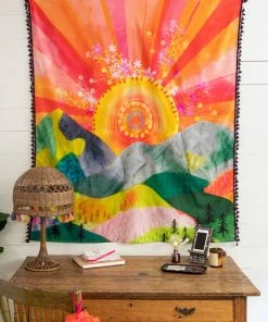Natural Life Wall Hanging Tapestry Back To Campus