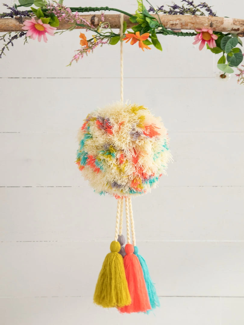Natural Life Back To Campus Jumbo Pom Pom Tassel 5 Natural Life Back To Campus Jumbo Pom Pom Tassel