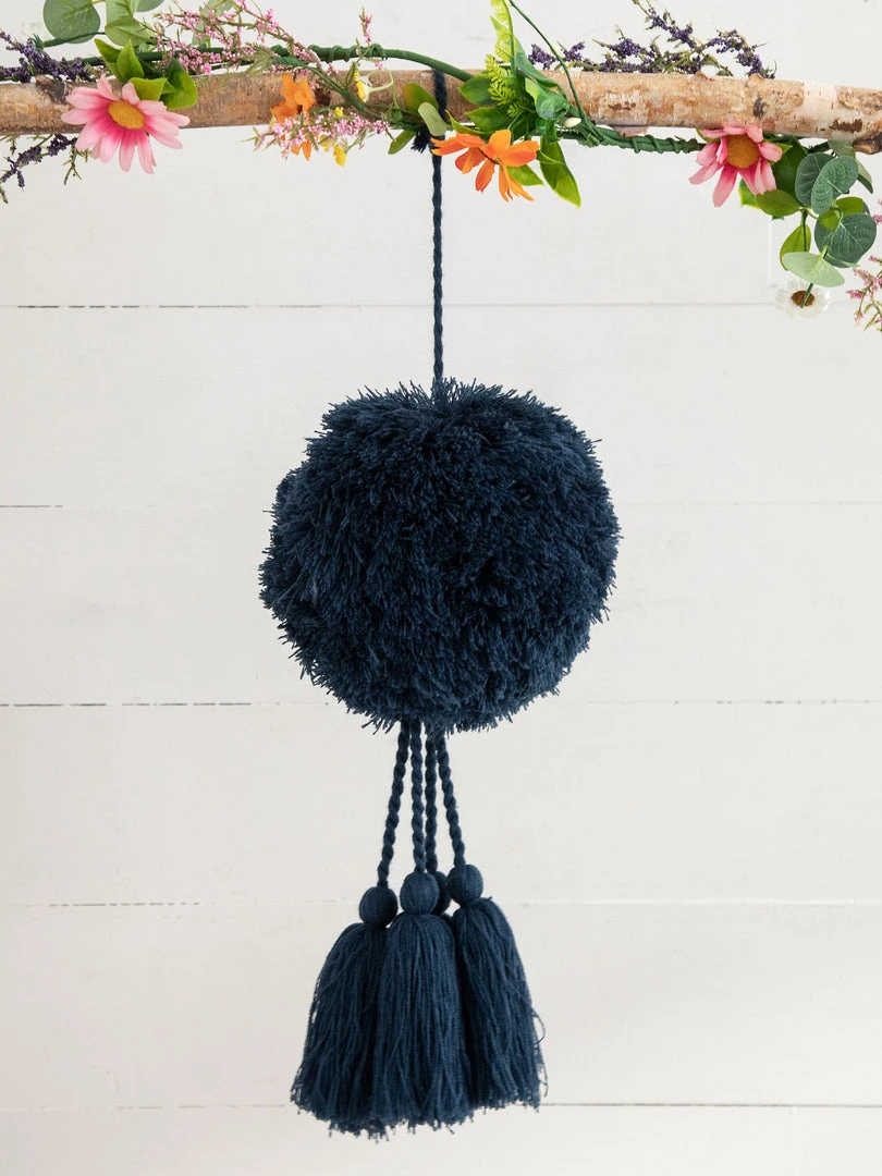 Natural Life Back To Campus Jumbo Pom Pom Tassel 9 Natural Life Back To Campus Jumbo Pom Pom Tassel