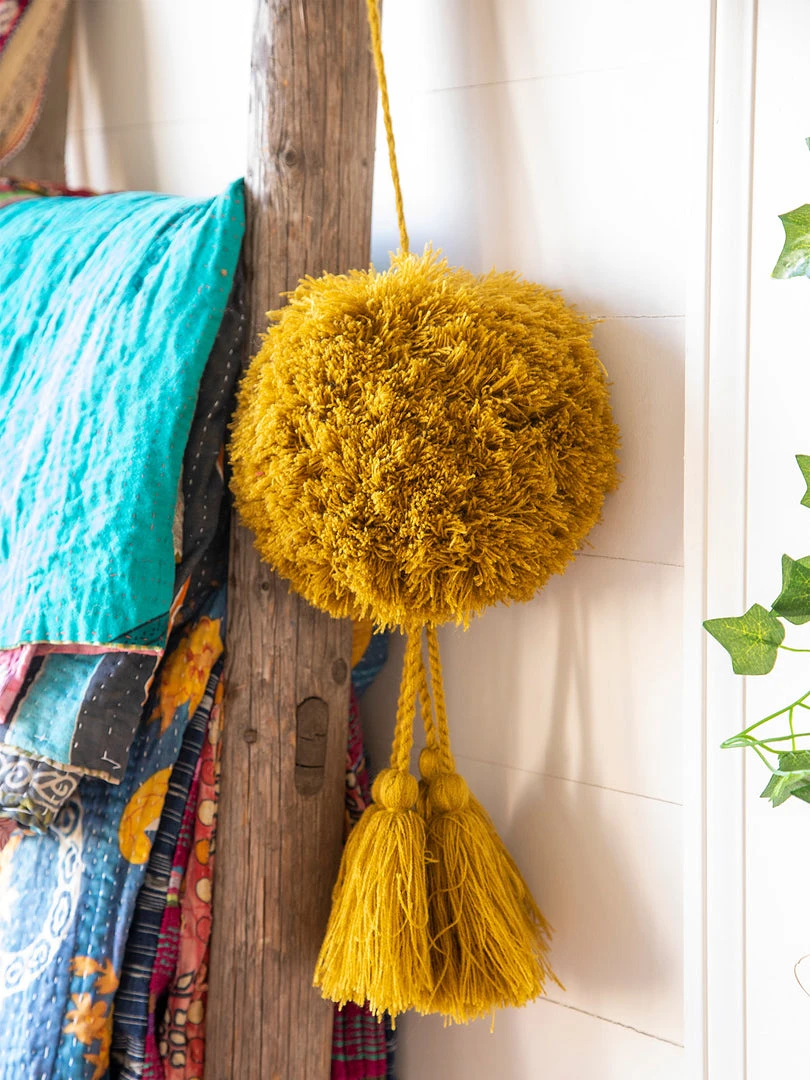 Natural Life Back To Campus Jumbo Pom Pom Tassel 15 Natural Life Back To Campus Jumbo Pom Pom Tassel