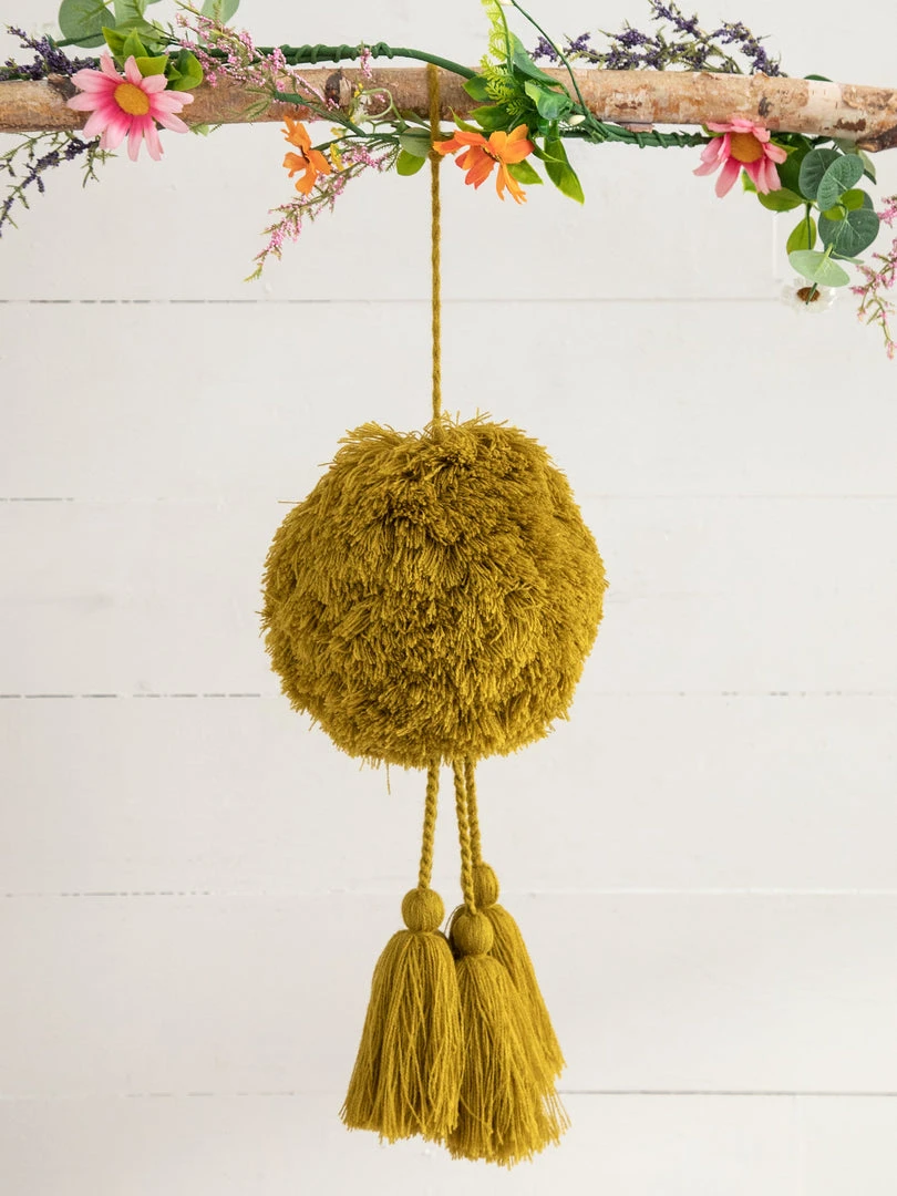Natural Life Back To Campus Jumbo Pom Pom Tassel 18 Natural Life Back To Campus Jumbo Pom Pom Tassel