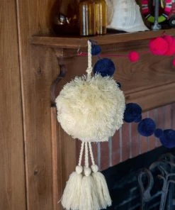 Natural Life Back To Campus Jumbo Pom Pom Tassel 40 Natural Life Back To Campus Jumbo Pom Pom Tassel