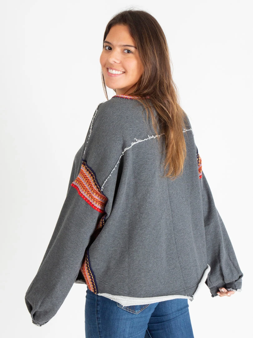 Natural Life Trim Sweatshirt 5 Natural Life Trim Sweatshirt