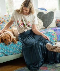 Natural Life NEW & TRENDING Satin Hanna Maxi Skirt 16 Natural Life NEW & TRENDING Satin Hanna Maxi Skirt