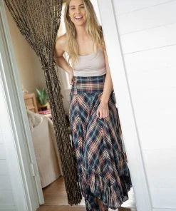 Natural Life Feelin' Alive Midi Skirt Back In Stock