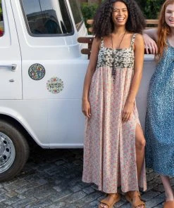 Natural Life Mixed Print Patti Maxi Dress NEW & TRENDING