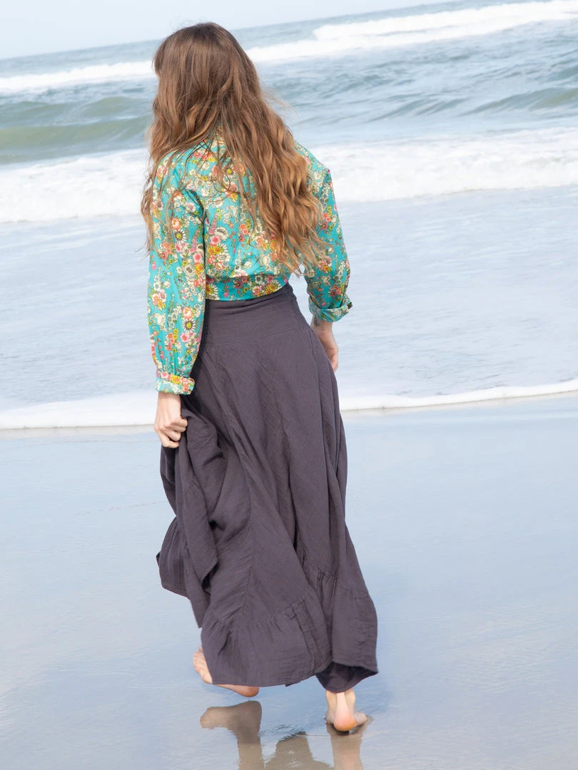 Natural Life Feelin' Alive Gauze Midi Skirt 5 Natural Life Feelin' Alive Gauze Midi Skirt