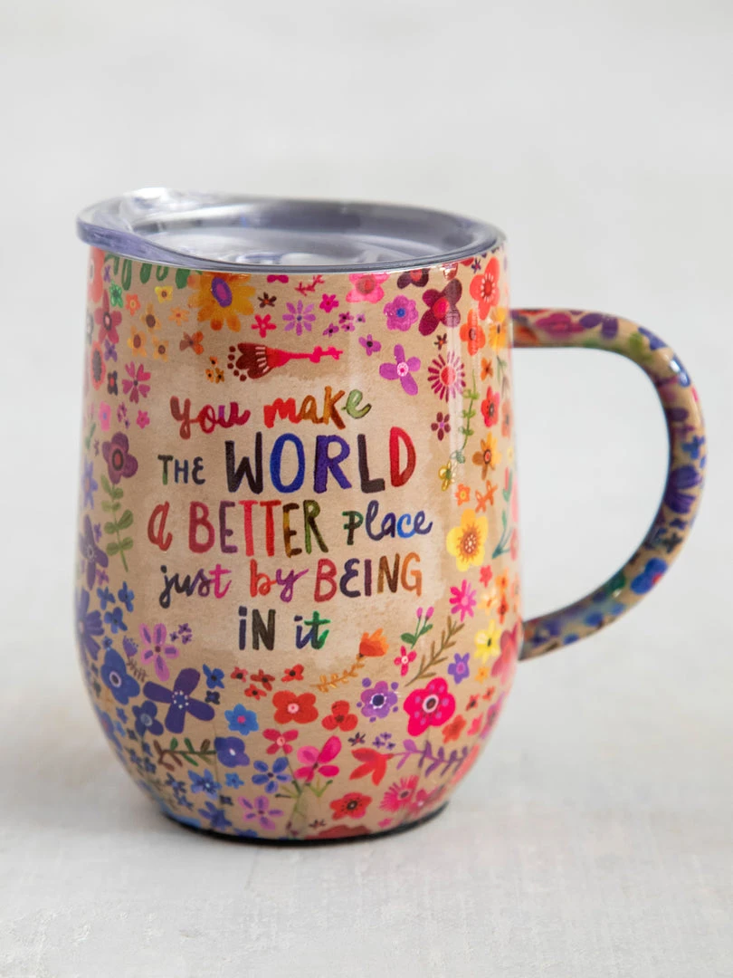 Natural Life Back To Campus Stainless Steel Coffee Tumbler 16 Natural Life Back To Campus Stainless Steel Coffee Tumbler