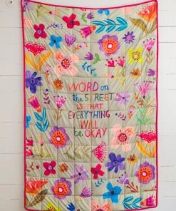 Natural Life Back To Campus Weighted Blanket