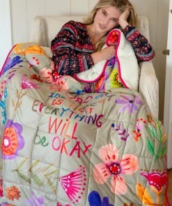 Natural Life Back To Campus Weighted Blanket