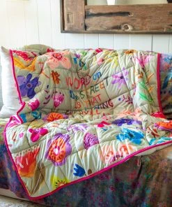 Natural Life Back To Campus Weighted Blanket