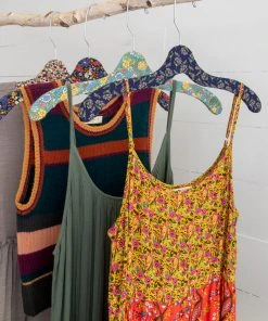 Natural Life Back To Campus Set Of 4 Wrapped Hangers